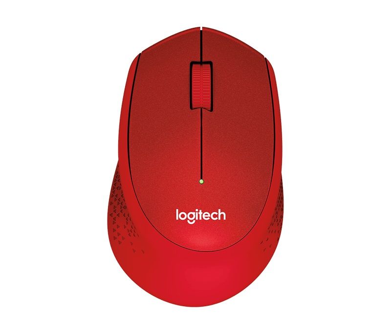 Мышь Logitech M330 SILENT PLUS, красный (910-004911)