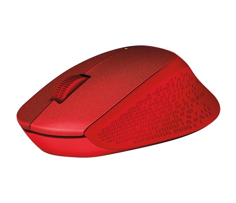 Мышь Logitech M330 SILENT PLUS, красный (910-004911)