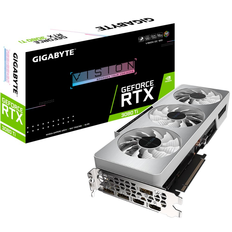 Видеокарта Gigabyte GeForce RTX 3080 Ti VISION OC 12Gb (GV-N308TVISION OC-12GD)