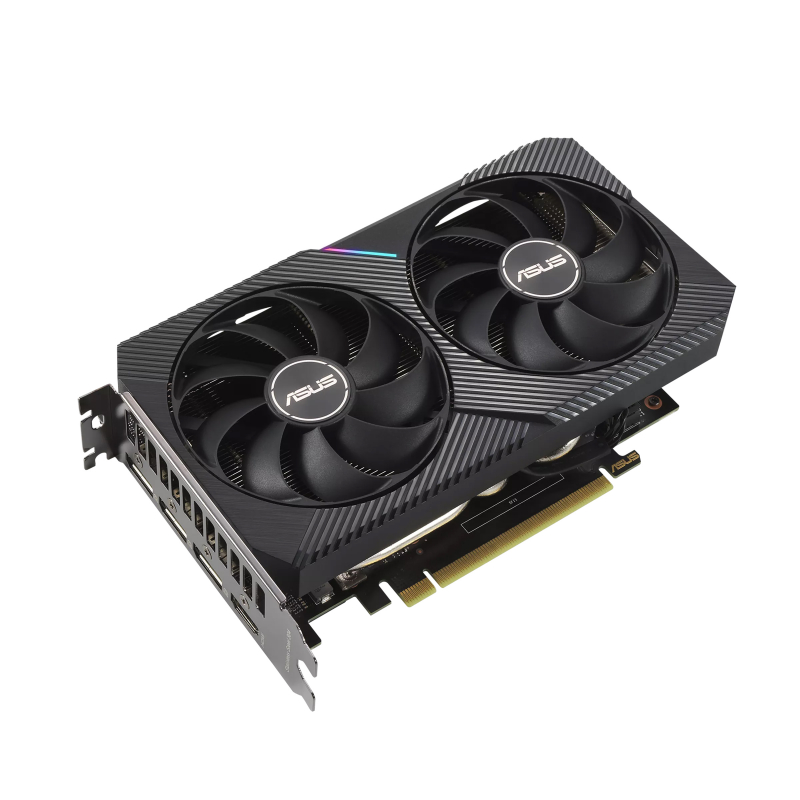 Видеокарта ASUS GeForce RTX 3060 Ti Dual 6Gb (DUAL-RTX3060TI-8G-MINI-V2)