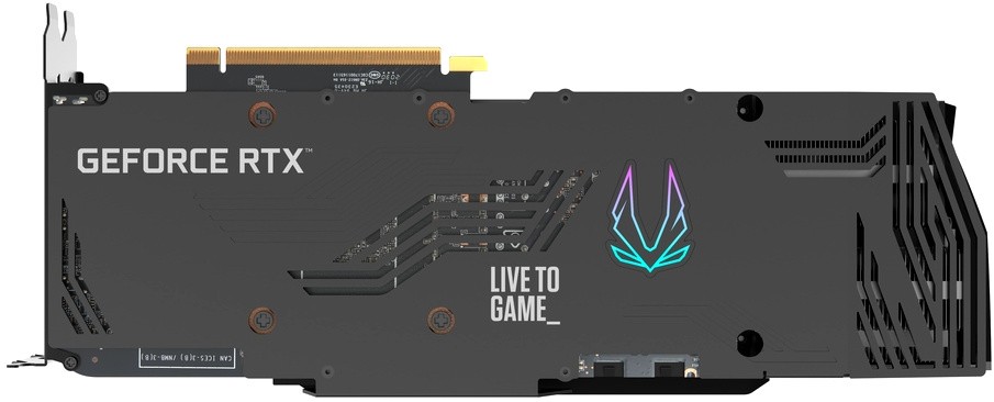 Видеокарта Zotac GeForce RTX 3080 Trinity OC 12GB LHR (ZT-A30820J-10PLHR)