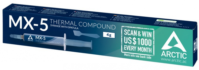 Термопаста ARCTIC MX-5 + Шпатель (ACTCP00046A)