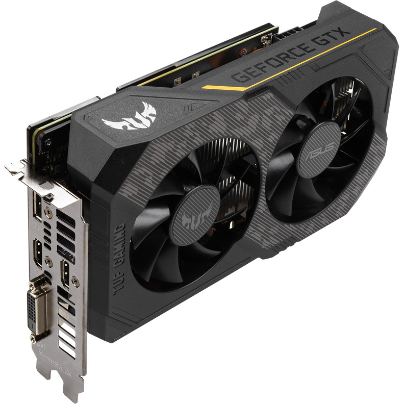 Видеокарта ASUS GeForce GTX 1660 Ti TUF GAMING TOP 6Gb (TUF-GTX1660TI-T6G-EVO-GAMING)