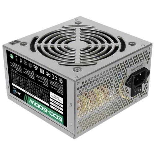 Блок питания Aerocool 600W Retail ECO-600W ATX v2.3 Haswell