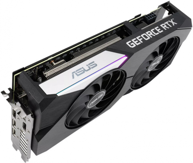 Видеокарта ASUS GeForce RTX 3060 Ti DUAL V2 8Gb LHR (DUAL-RTX3060TI-8G-V2)