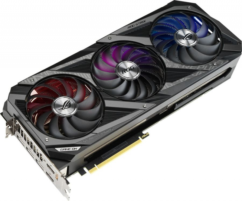 Видеокарта ASUS GeForce RTX 3080 ROG STRIX GAMING OC 12Gb LHR (ROG-STRIX-RTX3080-O12G)
