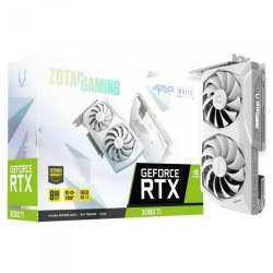 Видеокарта ZOTAC GeForce RTX 3060 Ti AMP WHITE Edition LHR 8Gb (ZT-A30610F-10PLHR)