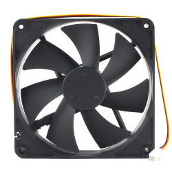 Вентилятор Gembird D14025HM-3 140x140x25, гидродинамический, 3 pin, провод 40 см {80} (795014)