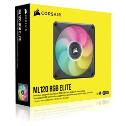 Вентилятор для корпуса Corsair iCUE ML120 RGB ELITE Black 120mm (CO-9050112-WW)