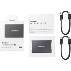 Внешний SSD накопитель Samsung T7 Touch 1Tb (MU-PC1T0T/WW)