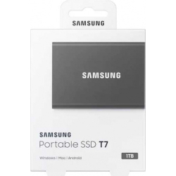 Внешний SSD накопитель Samsung T7 Touch 1Tb (MU-PC1T0T/WW)