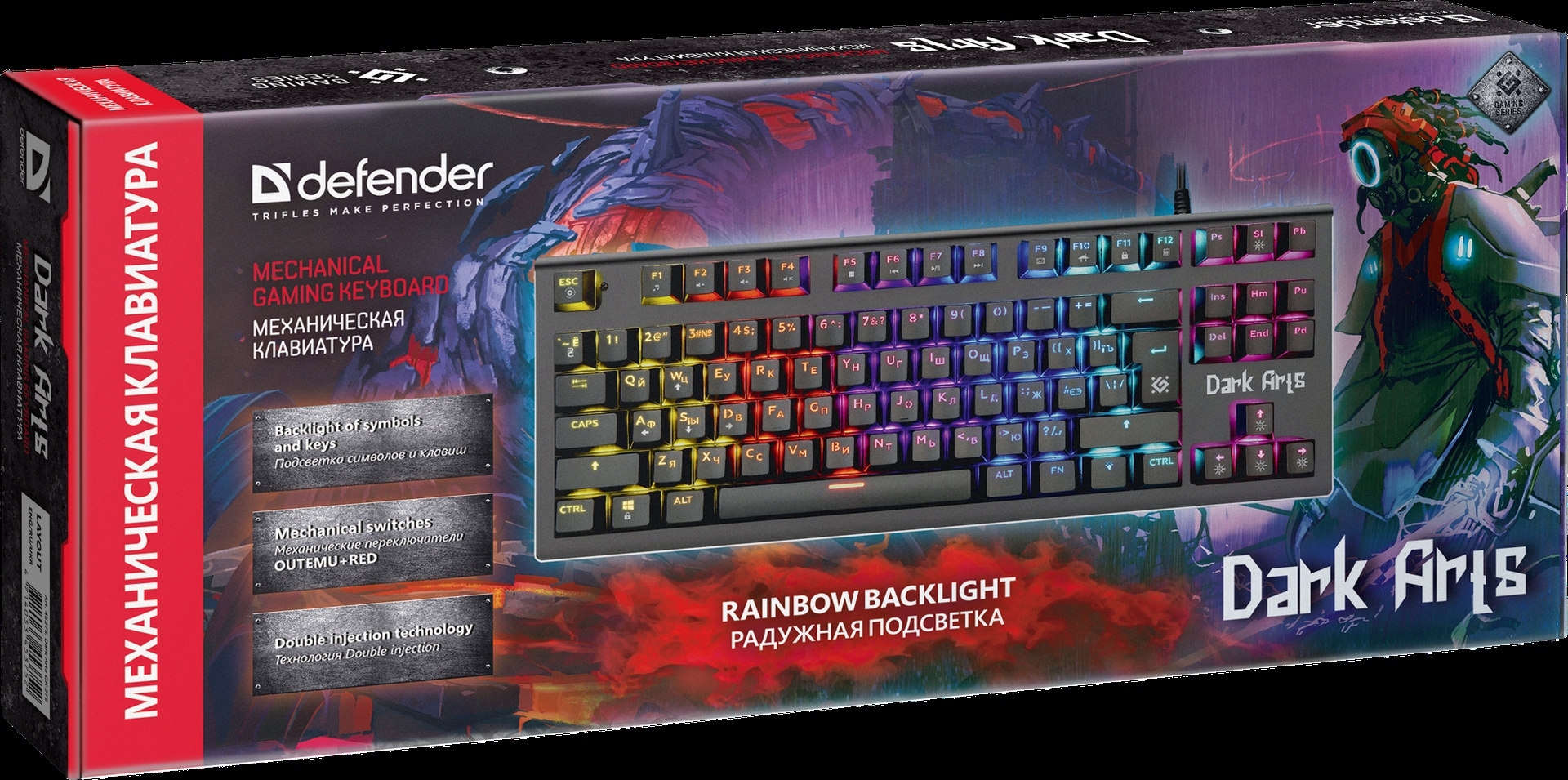 Клавиатура Defender Dark Arts GK-375 Клавиатура Defender Dark Arts GK-375