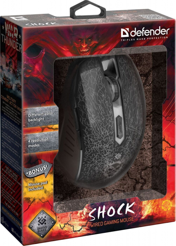 Мышь Defender Shock GM-110L Мышь Defender Shock GM-110L