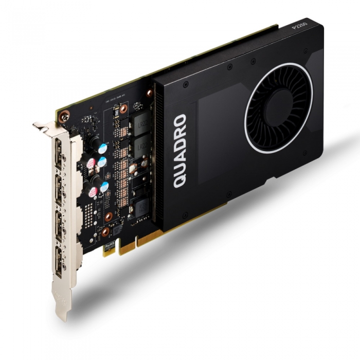 NVIDIA Quadro P2000 (VCQP2000-PB) GDDR5 5 Gb, 75W , 4xDisplayPort, RTL {10} (354770)