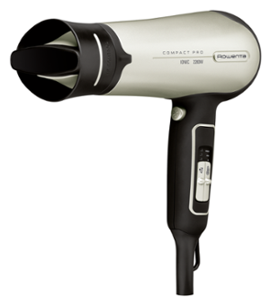 Фен Rowenta CV4741D0 серебристый/черный Фен Rowenta CV4741D0 серебристый/черный