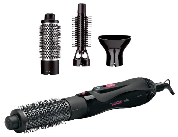 Фен-щетка Rowenta CF8242 черный/розовый Фен-щетка Rowenta CF8242 черный/розовый