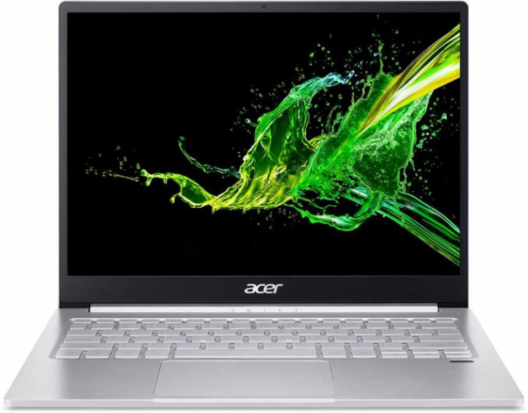 Ноутбук Acer Swift 3 SF313-52G-70LX 13.5'' QHD (2256x1504) IPS/Intel Core i7-1065G7 1.30GHz Quad/16 GB+1TB SSD/GF MX350 2 GB/WiFi/BT5.0/1 MP/Fingerprint/4cell/1,19 kg/W10Pro/3Y/SILVER
